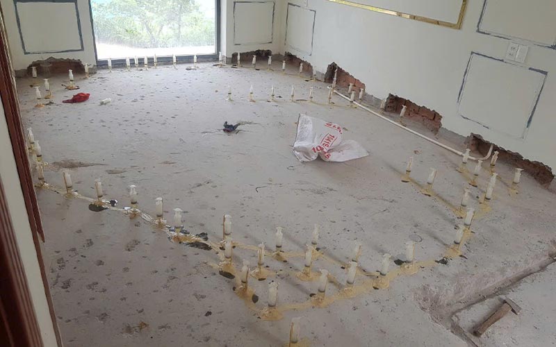 xử lý vết nứt sàn bê tông Long An