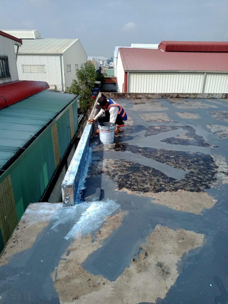 Chống thấm nhà xưởng tại Long An